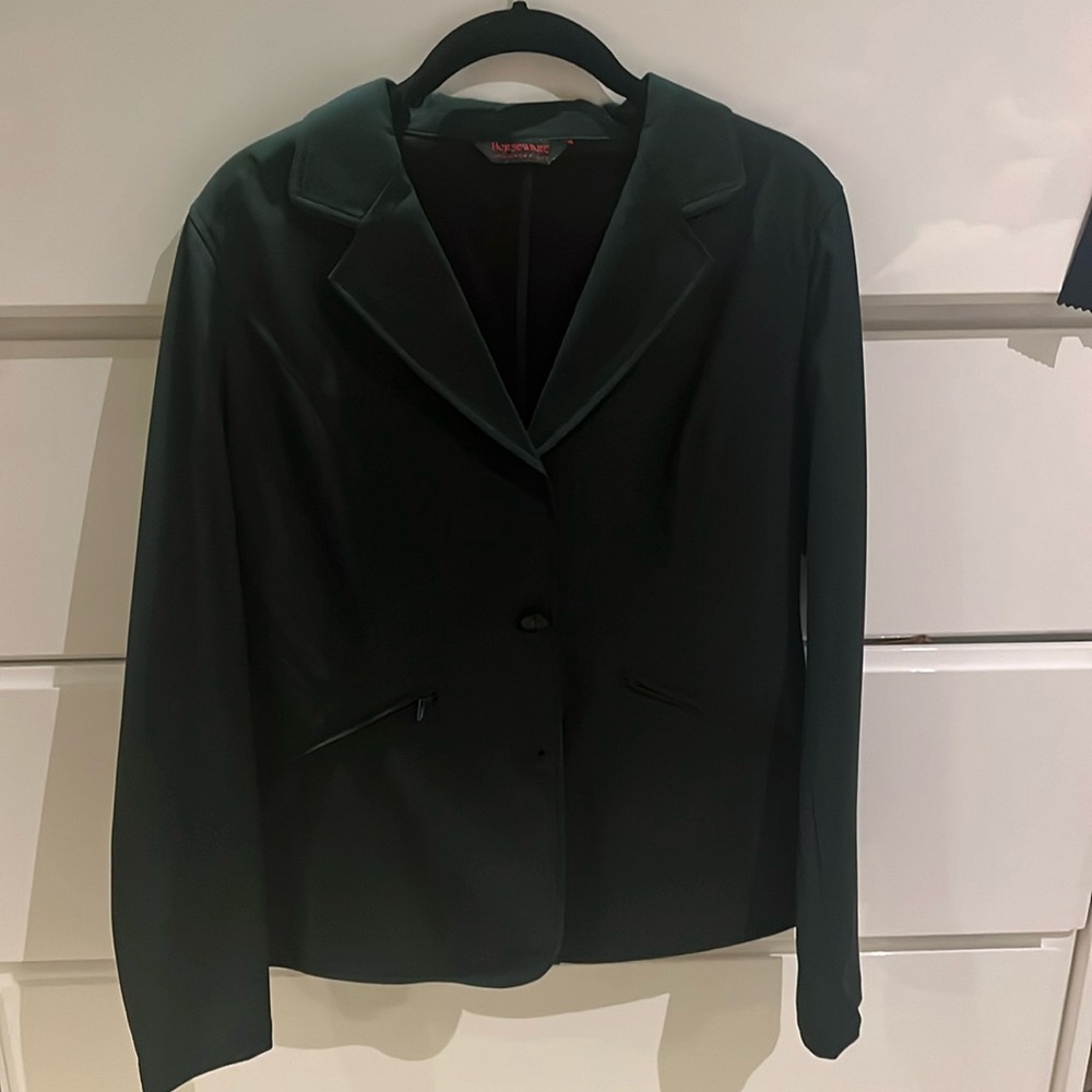 Horseware dark green show jacket